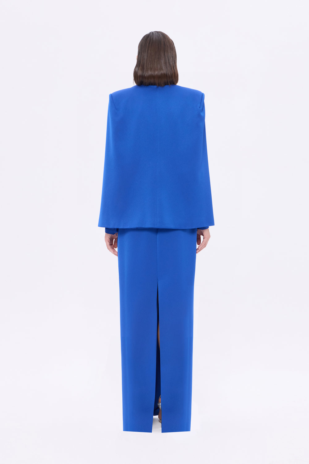 Taş İşleme Detaylı Abiye Elbise - Ceket Takım - 9018C