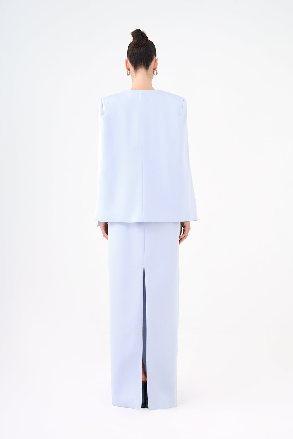 Taş İşleme Detaylı Abiye Elbise - Ceket Takım - 9018C