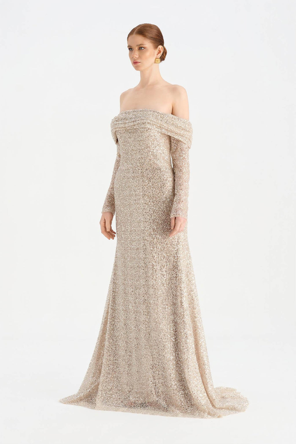 Strapless Crystal-Embellished Evening Dress - 26051C