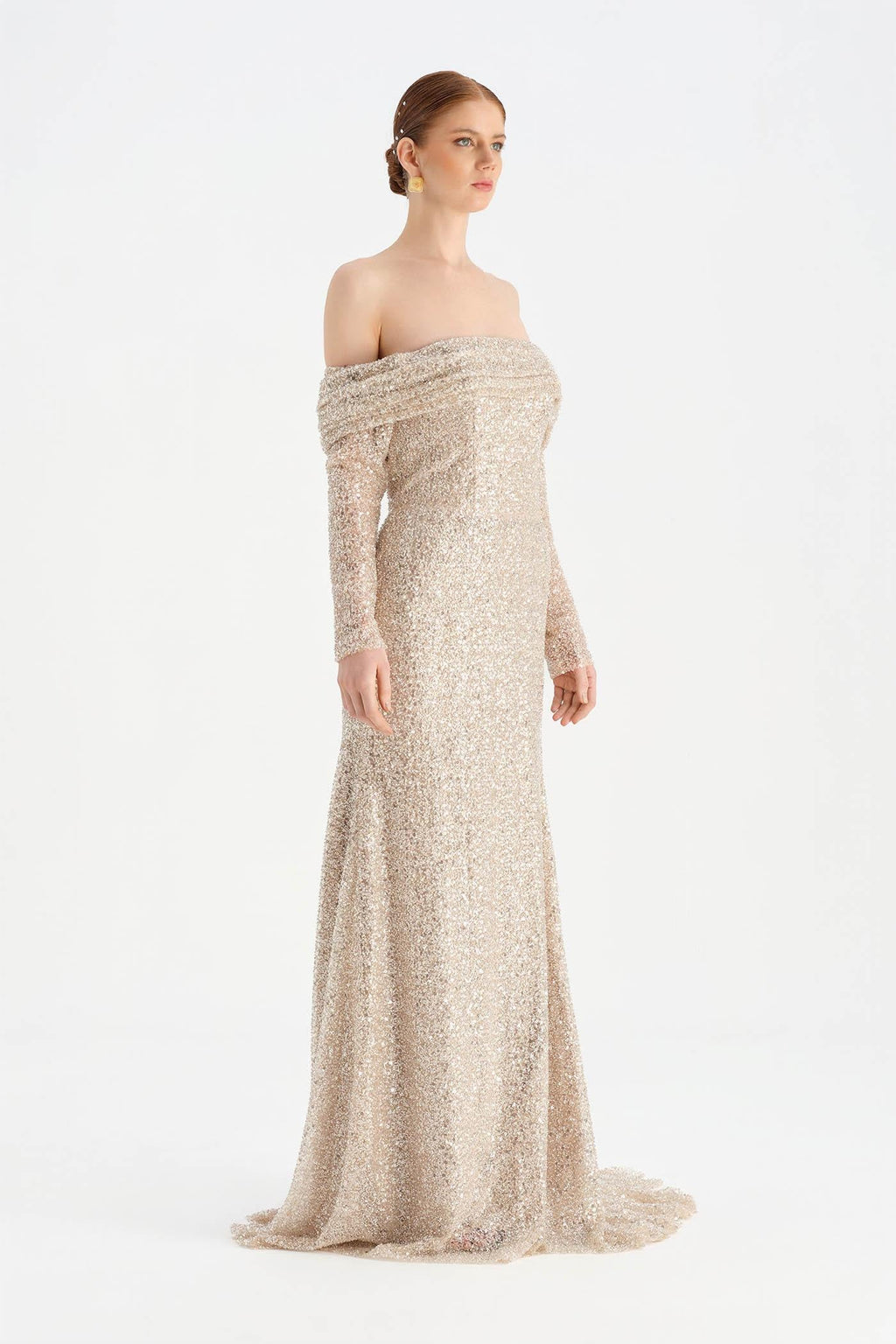 Strapless Crystal-Embellished Evening Dress - 26051C